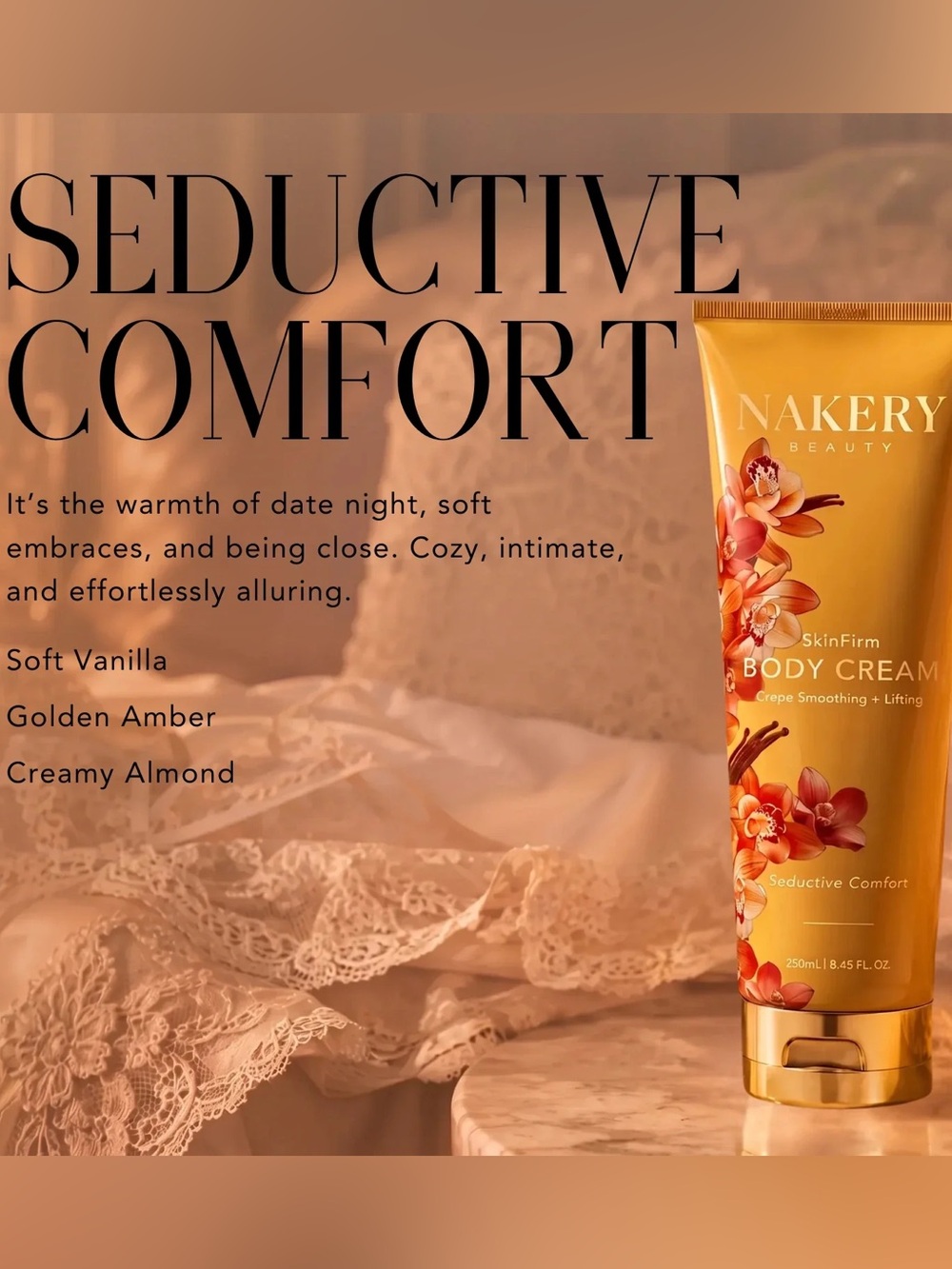 NEW Nakery Beauty Seductive Comfort SkinFirm Body Cream